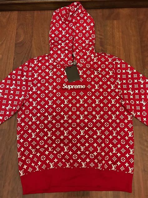 lv hoodie supreme|supreme louis vuitton hoodie where to buy.